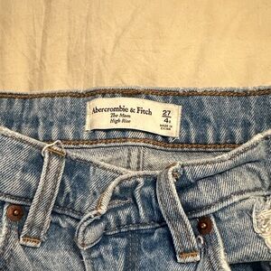 Abercrombie & Fitch Light Blue High Rise Jeans